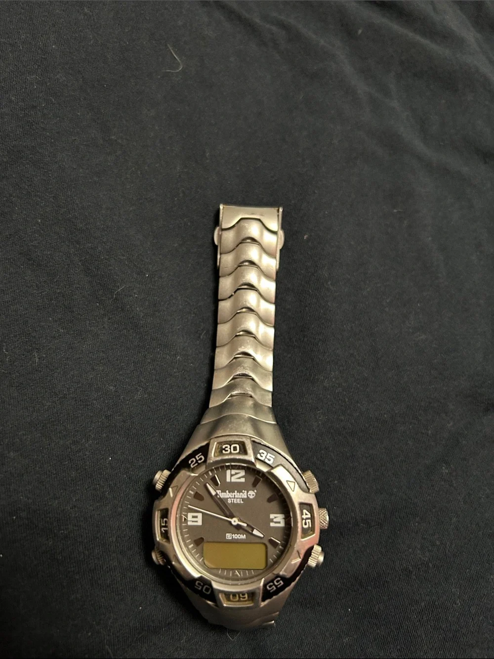 Timberland Gunmetal Black Analog-Digital Men's Watch